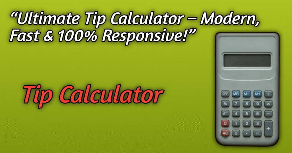 Tip Calculator